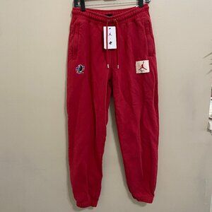Air Jordan x Two 18 Flight Sweatpants Fleece Sweatpants Women's S DV6968-687 NEW